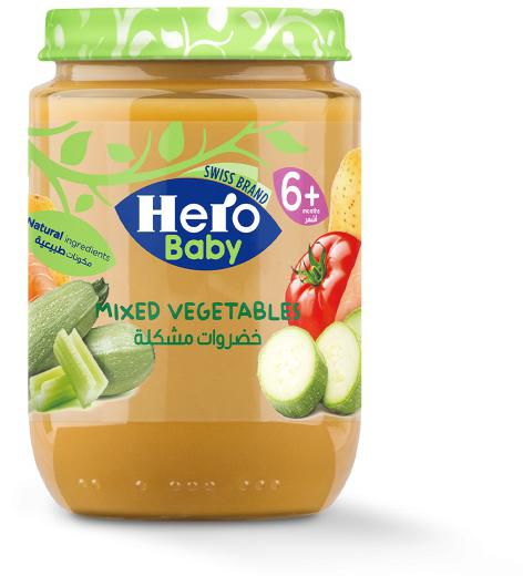 HERO BABY MIXED VEGETABLES 190GM