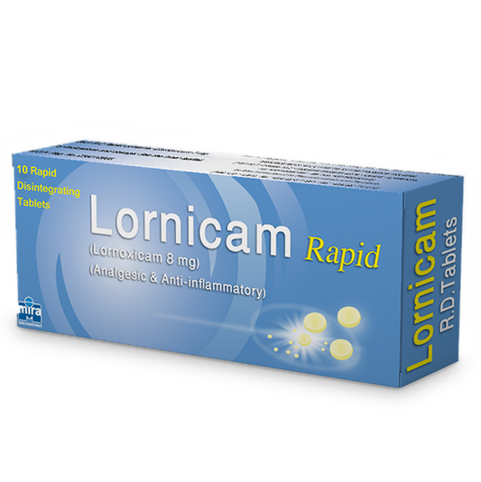 LORNICAM RAPID 8 MG 10TAB