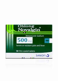 Oblong Novalgin 10Tab
