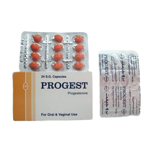 بروجيست 100 ملغ 24 كبسولة