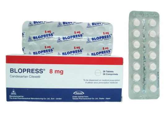 BLOPRESS 8 MG 28 TAB