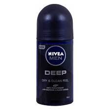 NIVEA DEOD ROLL ON (DEEP) F/M 50ML