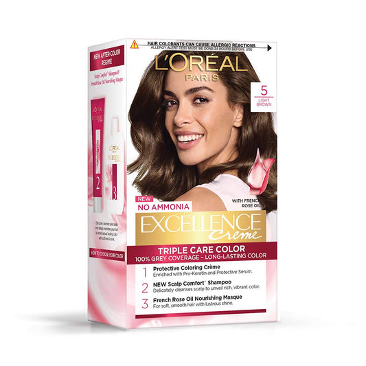 LOREAL EXCELLENCE CREME 5 LIGHT BROWN LLC