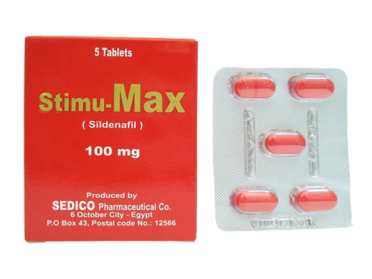 STIMU-MAX 100MG 5TAB