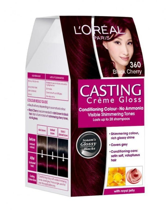 LOREAL CASTING CREME GLOSS 360 BLACK CHERRY