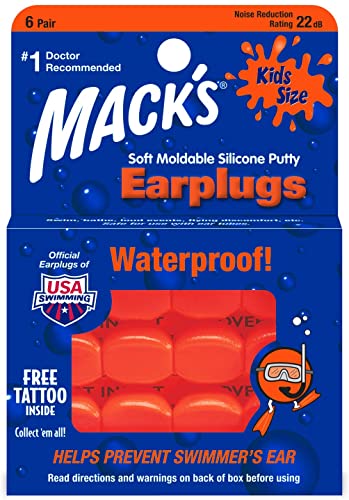 Earplugs Ailicone Waterproof Kids سدادة اذن اطفال