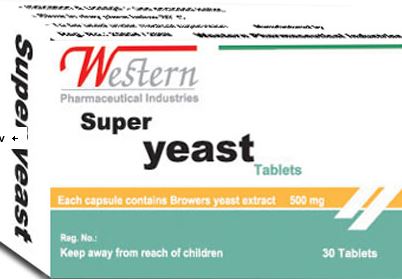 SUPER YEAST 500 MG 30 TABLETS