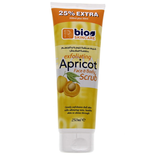 BIOSKINCARE EXFOLIATING APRICOT SCRUB 200MLTUB