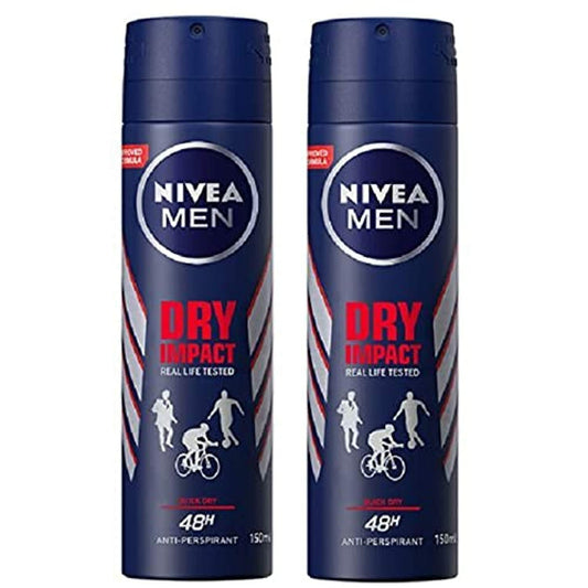 نيفيا سبراي للرجال دراي إمباكت 150 مل (1+1) خصم 25