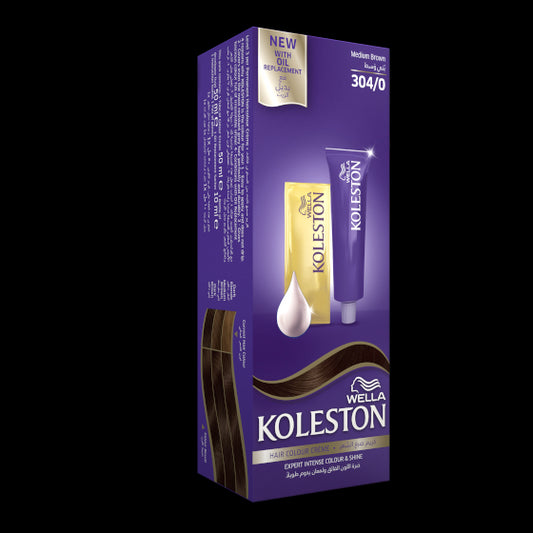 Koleston Color Creme 304/0 Medium Brown بنى متوسط