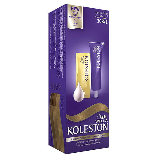 Koleston Color Creme 308/1 Light Ash Blond رمادى