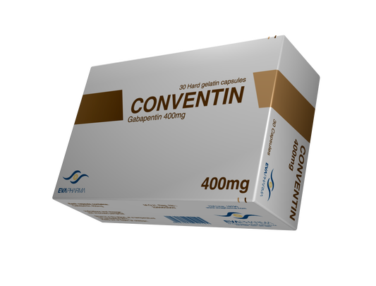 CONVENTIN 400 MG 30CAP