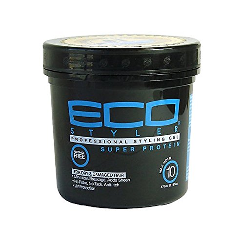 ECO STYLER GEL SUPER PROTEIN (10) 236ML اسود