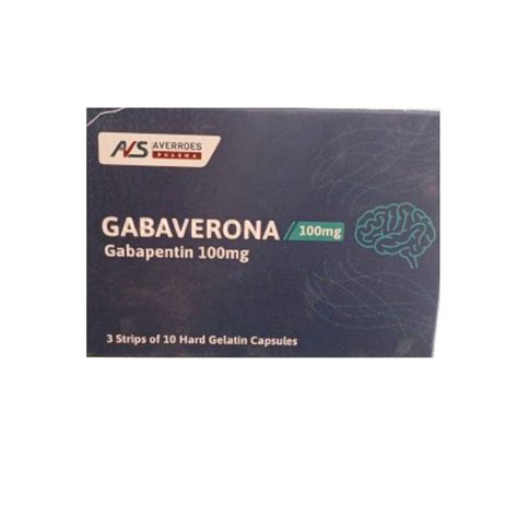 GABAVERONA 100 MG 30 CAPS