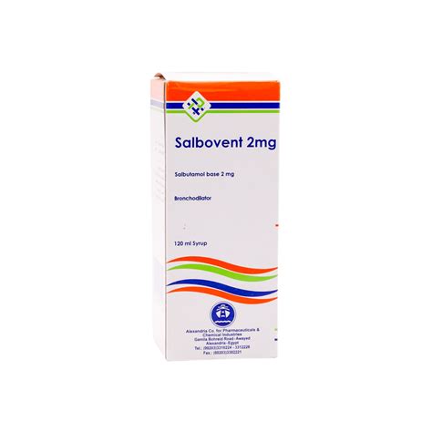 SALBOVENT 2 MG 5 ML SYRUP 120 ML -