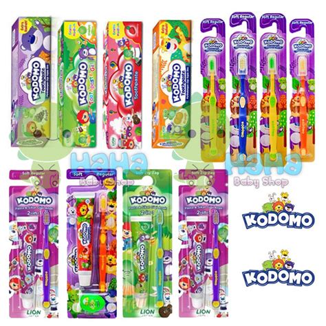 KODOMO TOOTHPASTE KIDS ZIG-ZAG (Toothpaste + Brush)