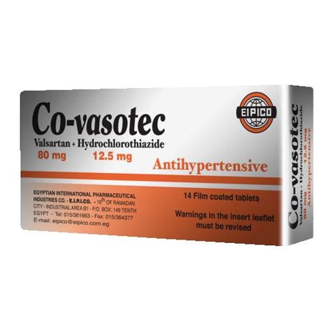 CO-VASOTEC 80 12.5 MG 14TAB