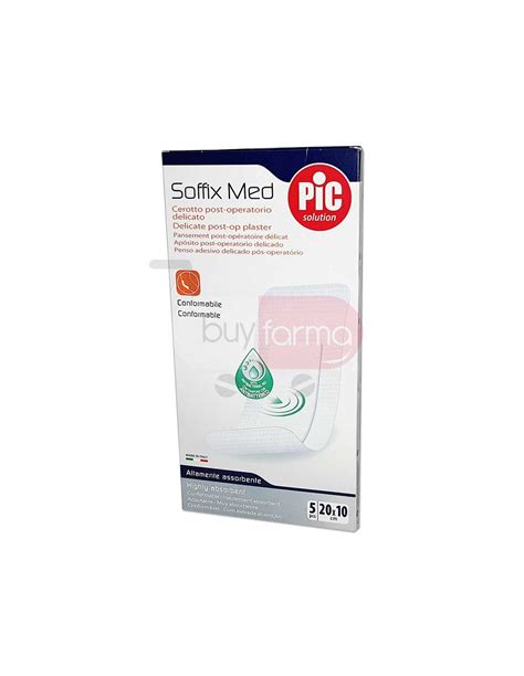 PIC SOFFIX MED 10X20CM 5PCS Sensitive Surgical Plaster