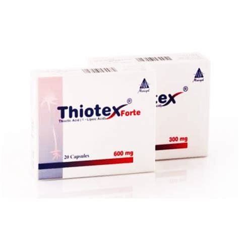 THIOTEX FORTE 600 MG 20 CAP --