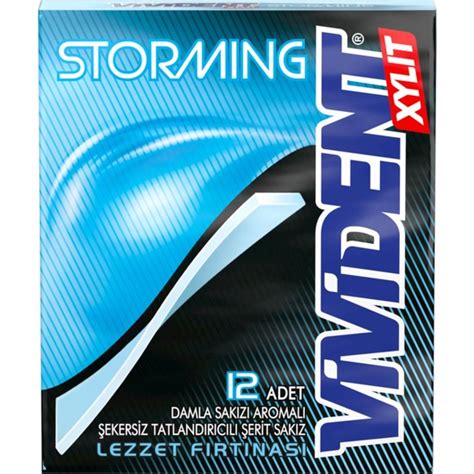 GUM VIVIDENT STORMING DAMLA SAKIZI 12ADET