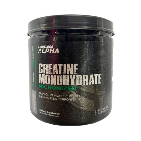 LIMITLESS CREATINE MONOHYDRATE MICRONIZED UNFLAVORED 300GM