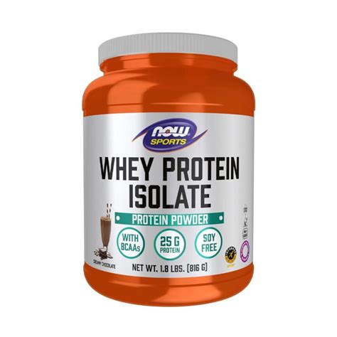 NOW -- WHEY ISOLATE 1.8LB 816G CHOCOLATE