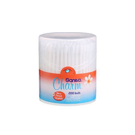 SANITA CHARM COTTON BUDS 200 BUDS
