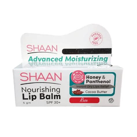 SHAAN NOURISHING LIP BALM ROSE 5GM