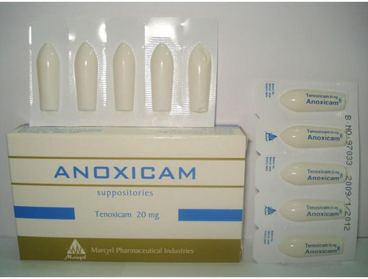 ANOXICAM 20 MG 10 SUPP --