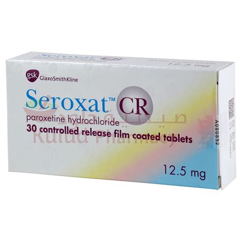 SEROXAT CR 12.5 MG 30 TAB --