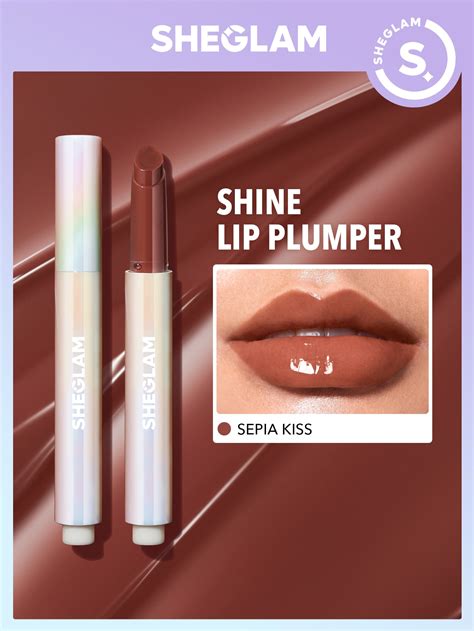 SHEGLAM POUT PERFECT SHINE LIP PLUMPER (SEPIA KISS) 2G