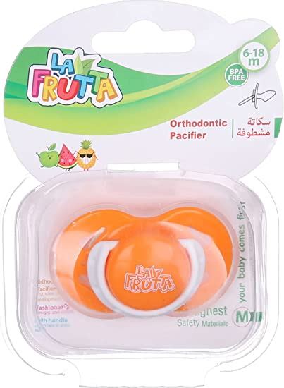 LA FRUTTA ORTHODONTIC PACIFIER 6-18M(22282) Beveled Pacifier