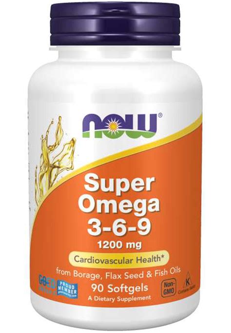 NOW -- SUPER OMEGA 3 6 9 90 CAP