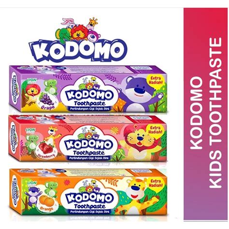 KODOMO TOOTHPASTE KIDS REGULAR (Toothpaste + Brush)