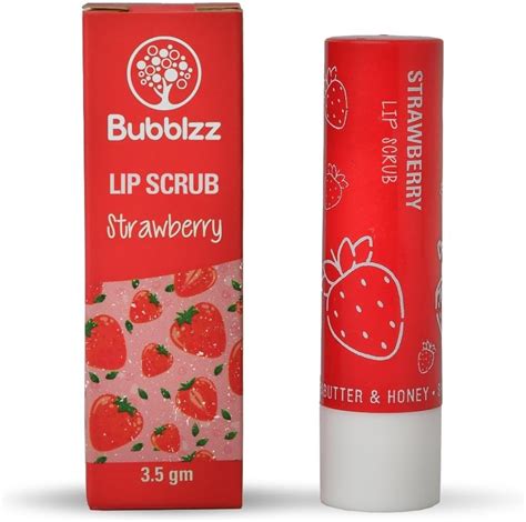 BUBBLZZ STRAWBERRY LIP SCRUB