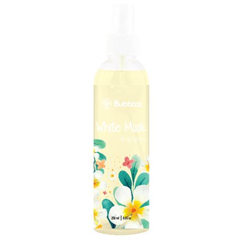 BUBBLZZ WHITE MUSK BODY SPLASH 250ML