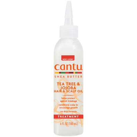 CANTU SHEA BUTTER TEA TREE & JOJOBA HAIR & SCALP OIL 180ML %%