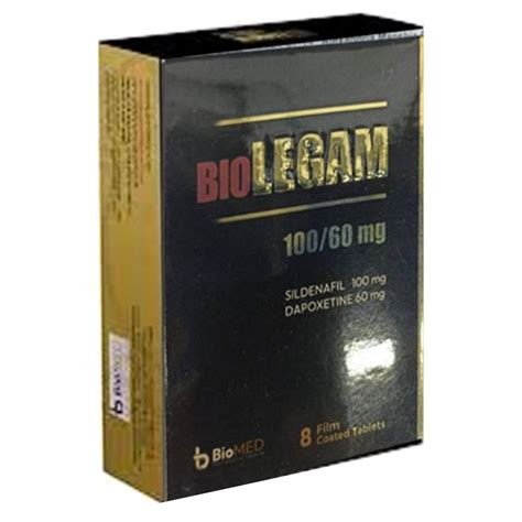 BIOLEGAM 100 60 MG 8 TAB
