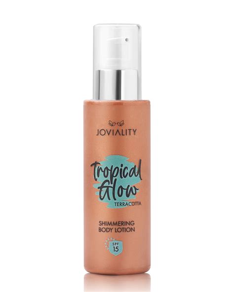 JOVIALITY TROPICAL GLOW TERRACOTTA SPF15 BODY LOTION 120ML