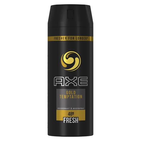 AX BODY SPRAY (GOLD TEMPTATION) 150MLOFF 25LE