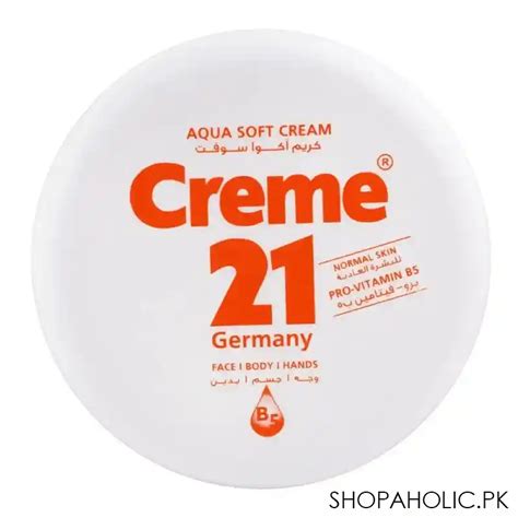 CREME 21 AQUA SOFT CREAM NORMAL SKIN 250 ML