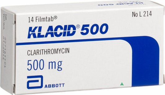 KLACID XL 500 MG 14 TAB ---