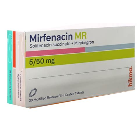 MIRFENACIN MR 5 50MG 30TAB