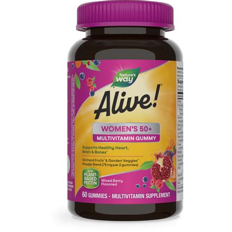 ALIVE MULTIVITAMIN WOMEN +50 60 GUM