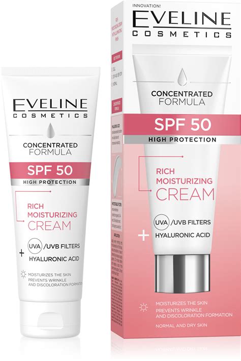 EVELINE MOISTURIZING SPF50 CREAM 30ML