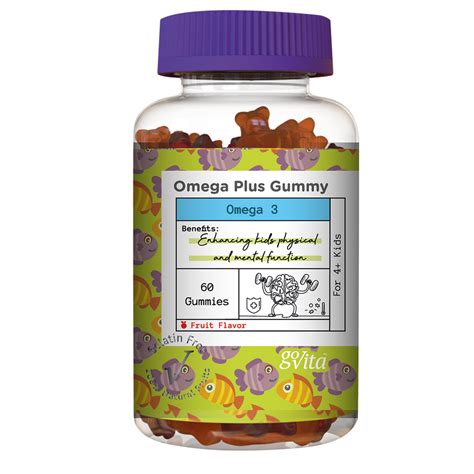 GO VIT OMEGA PLUS GUMMY 60GUM 1+1