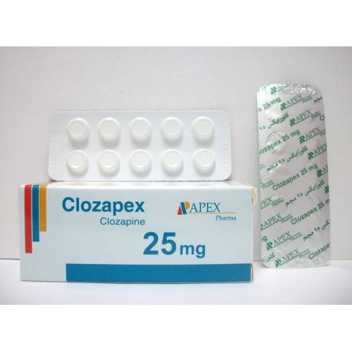 CLOZAPEX 25 MG 50 TAB --