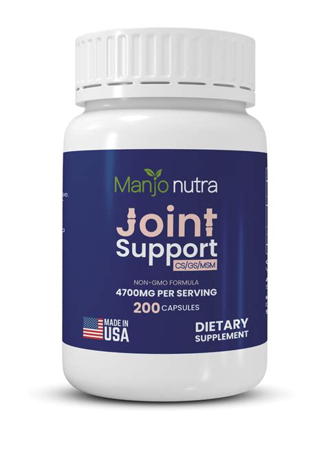 MANJO NUTRA JOINT SUPPORT 200 CAP