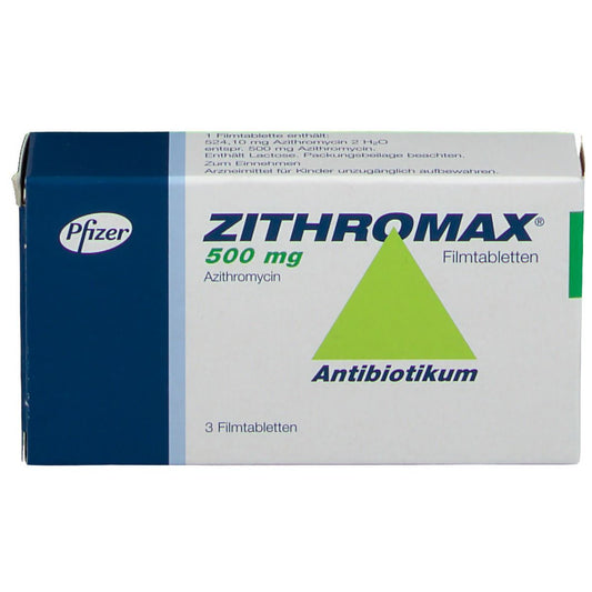 ZITHROMAX 500MG 3CAP --