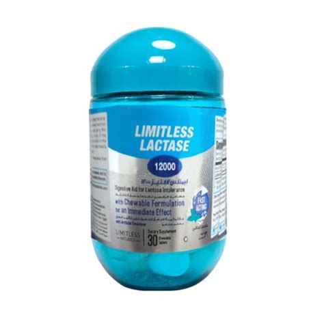 LIMITLESS LACTASE 12000 30TAB